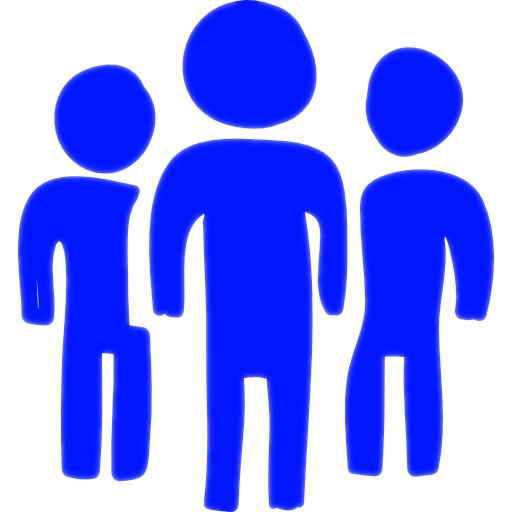 logo OMZZ RAZEM przedstawiające 3 osoby