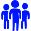logo OMZZ RAZEM przedstawiające 3 osoby